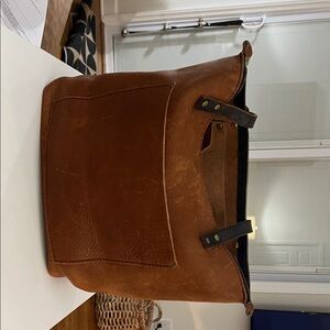 Portland Leather Tan Duffel Bag